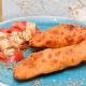 empanadillas de tomate, mozzarella y jamon