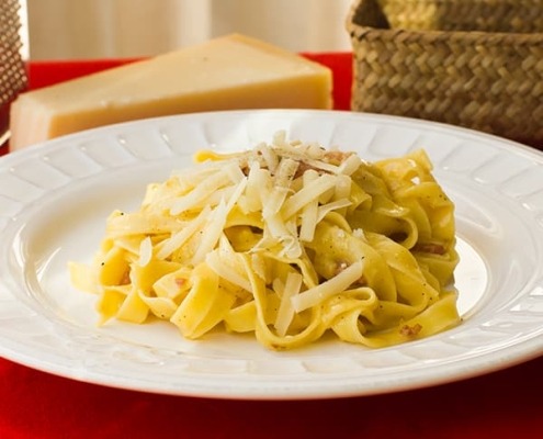 espaguetis carbonara