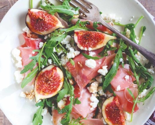 ensaladas con frutas de temporada