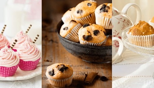 diferencia entre magdalena, muffin y cupcake