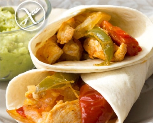 fajitas de pollo sin gluten