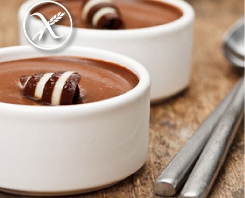 mousse de chocolate sin gluten