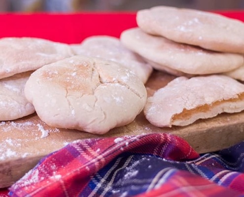 pan de pita fácil