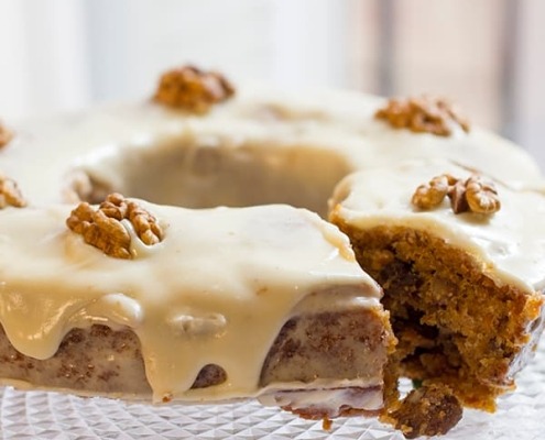 tarta-pastel de zanahoria y nueces