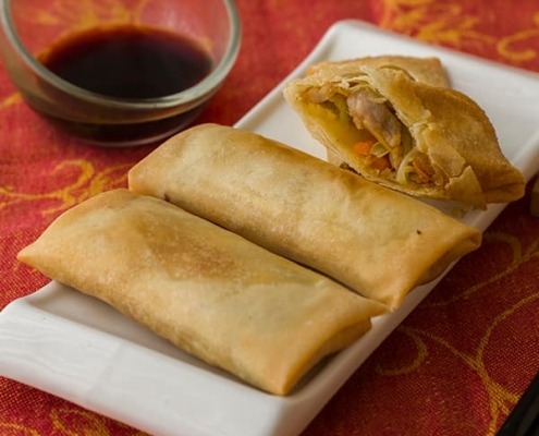 rollitos de primavera caseros