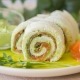 rollo de salmón y aguacate