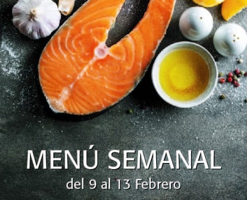 menu semanal 9 al 13 febrero