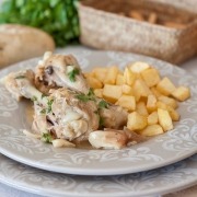 receta tradicional de pollo al ajillo