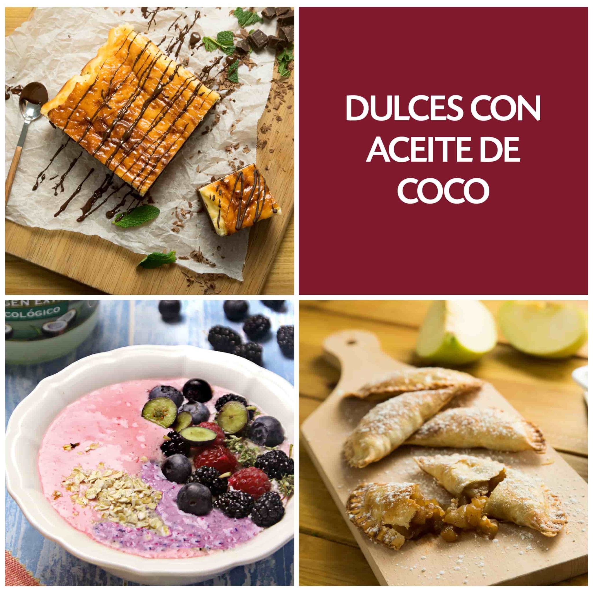 Recetas dulces con Aceite de Coco | Recetas La Masía