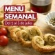 Menú semanal del 1 al 5 de julio