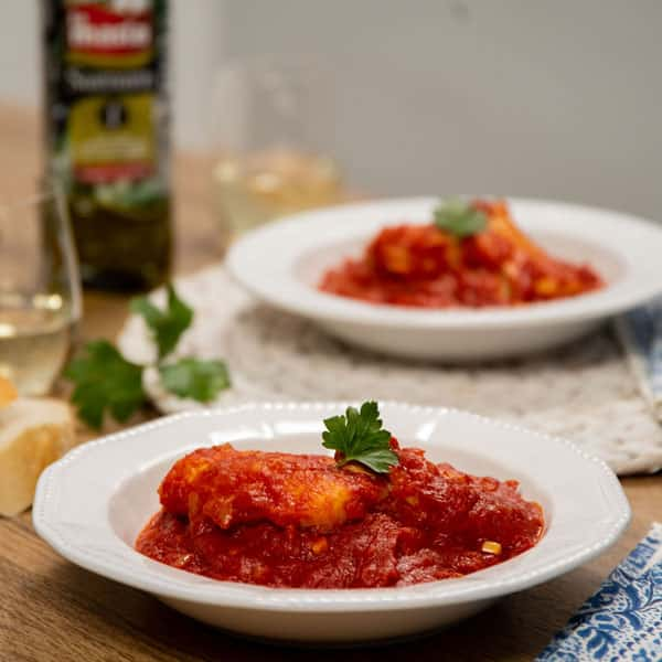 bacalao con tomate