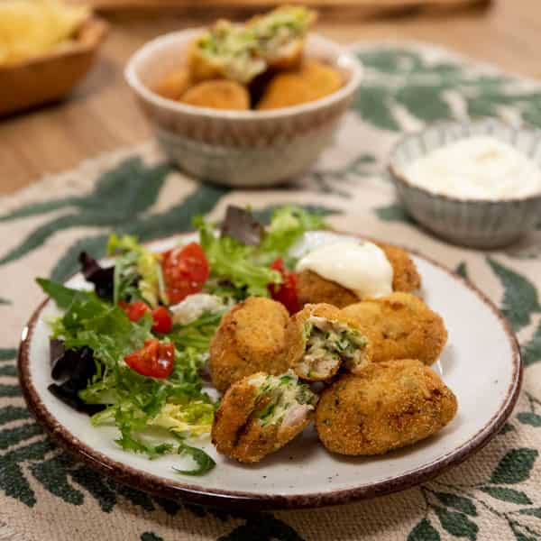 croquetas de calabacin y atun