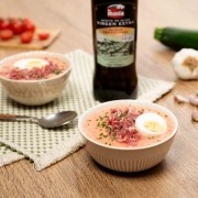 Receta casera de Salmorejo de calabacín sin gluten