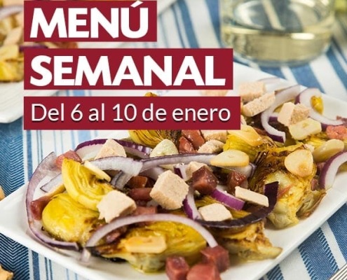 Menú semanal del 6 al 10 de enero