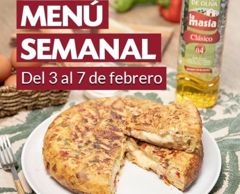 Menú semanal del 3 al 7 de febrero