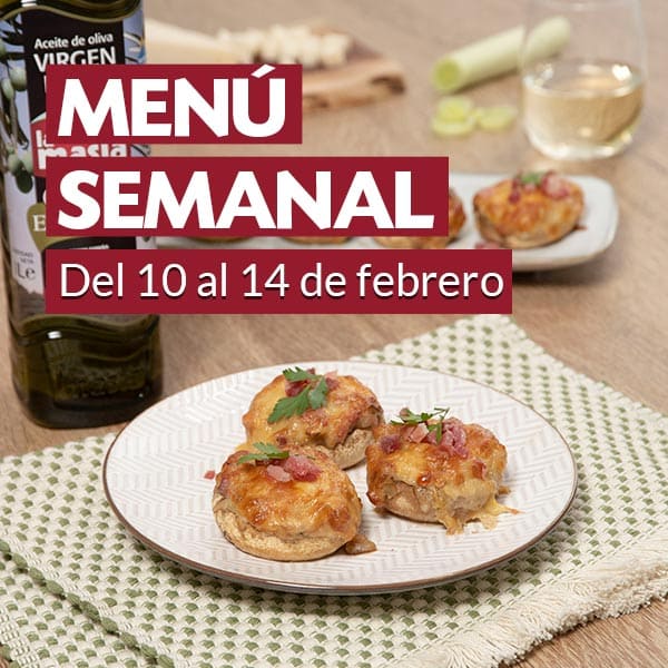 Menú semanal del 10 al 14 de febrero