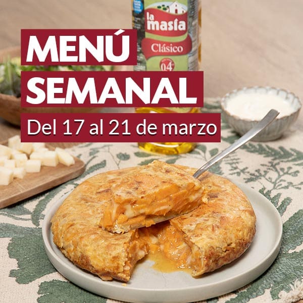 Menú semanal del 17 al 21 de marzo